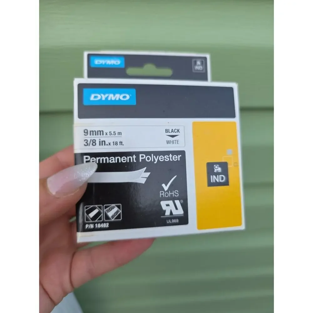NEW‎ DYMO 18443 Rhino Labels Vinyl Tape 3/8